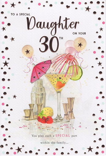 Picture of TO A SPECIAL DAUHGER ON YOUR 30TH CARD